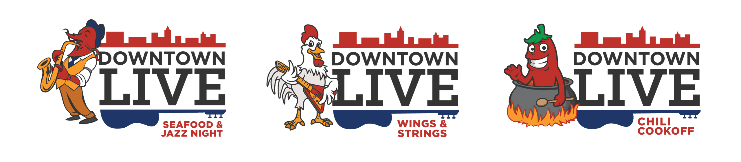 Downtown Live Characters